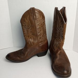 Laredo Brown Western Cowboy Boots, Men Size 10 D